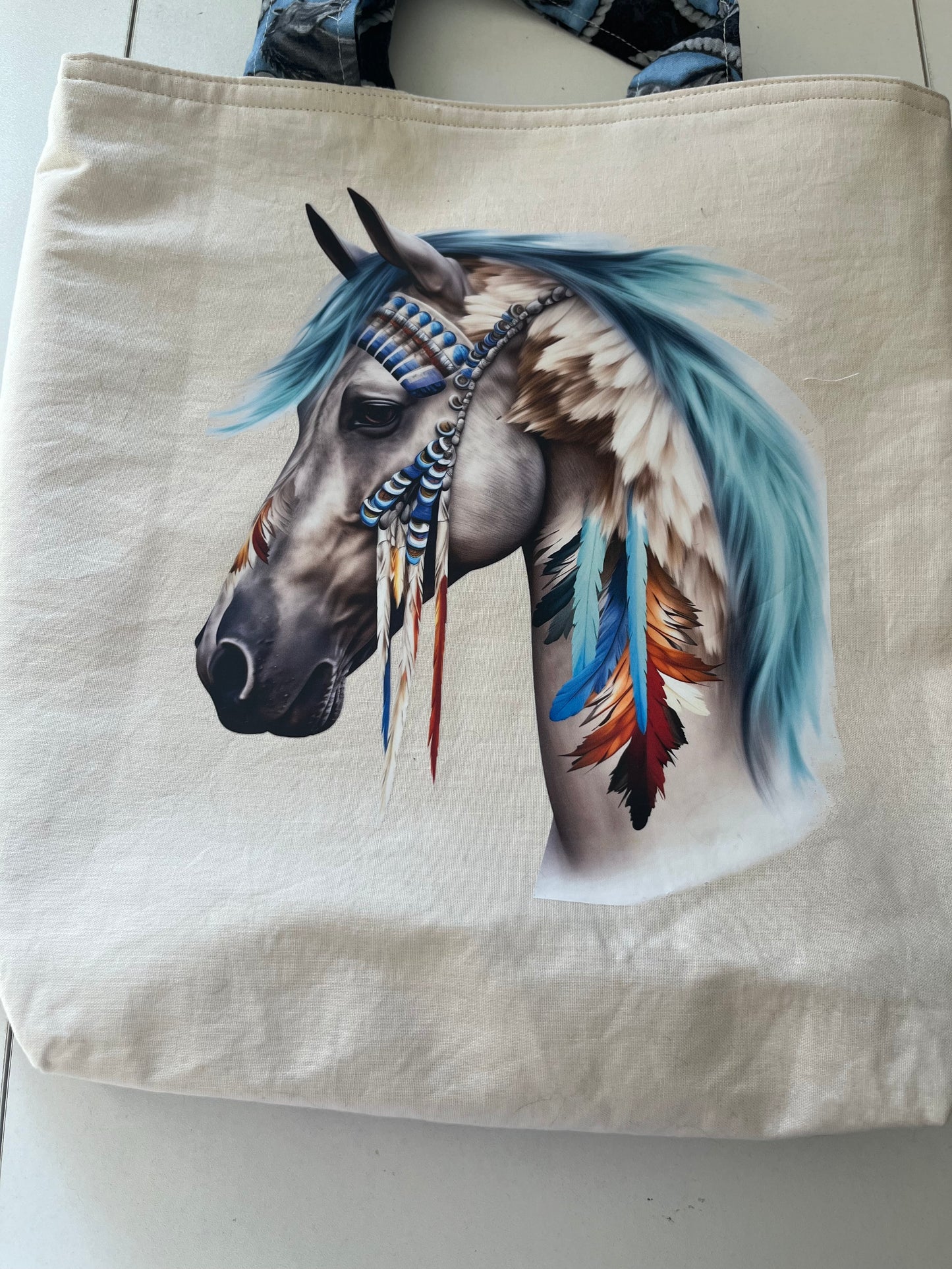 Horse thyme tote