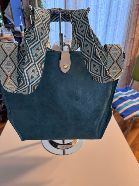 Tote faux leather
